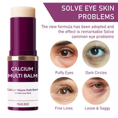 MOONGAZE Calcium Multi-Balm Stick applied to the face highlighting even texture