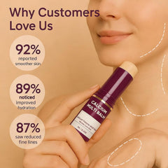MOONGAZE Calcium Multi-Balm Stick preps skin for makeup with a soft, breathable base