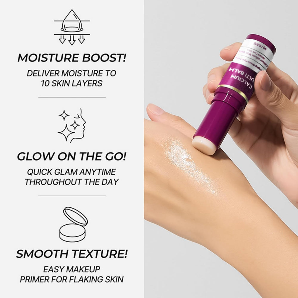 MOONGAZE Calcium Multi-Balm Stick targets the eye contour for gentle plump during use