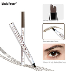 MoonKong waterproof eyebrow pen stays put through sweat and rain.