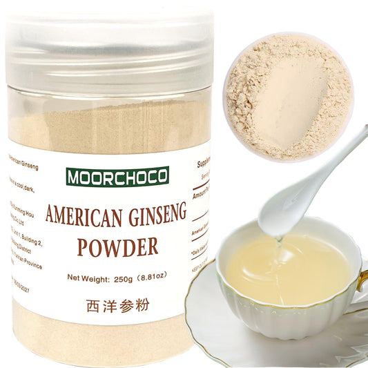 MOORCHOCO Western Ginseng Powder 250g packaging front view