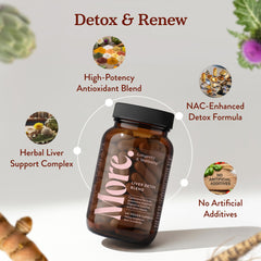 Capsules arranged with vitamins and herbal ingredients