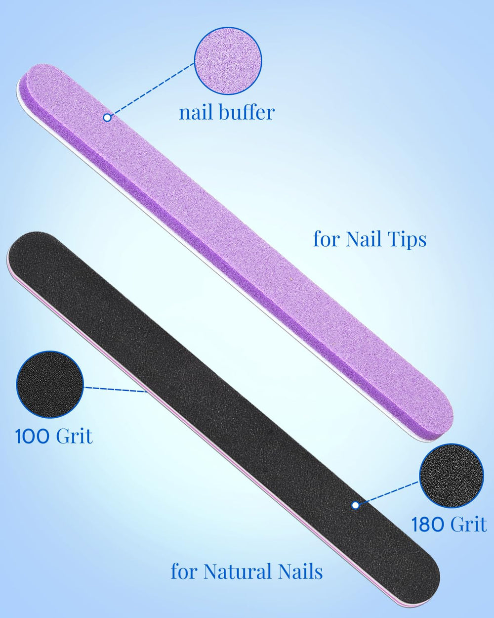 MORGLES nail scraper for cleanup and easy tip removal during at-home sets.