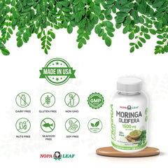 Assorted health supplements with Moringa Capsules