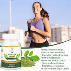 Packaging of Moringa Capsules 800mg 120-count
