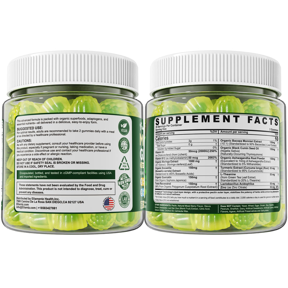Active adults taking Moringa Gummies as part of daily routine