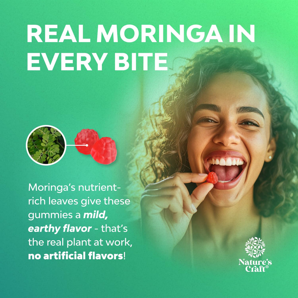 Moringa Gummies ingredients label