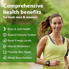 Close-up of Moringa Oleifera leaf powder per capsule (800mg)