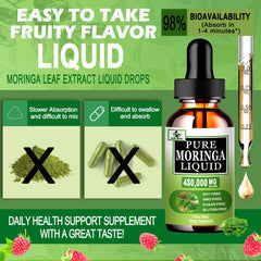 Benefits of Moringa Liquid Drops for immunity energy digestion