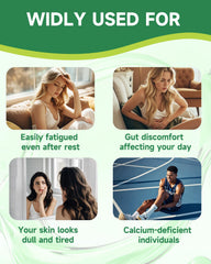 Graphic representing energy boost from moringa liquid drops