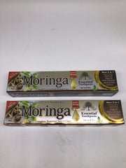 Moringa Organic Toothpaste outer packaging 6.5oz - fluoride free, paraben free