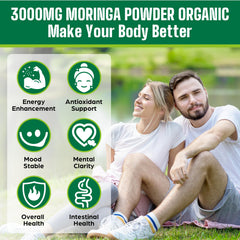 Moringa leaves with organic certification