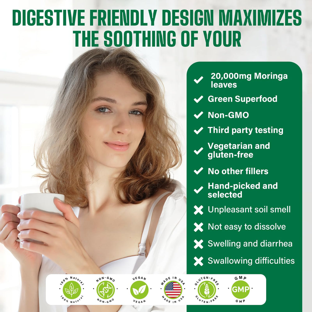 Healthy lifestyle with moringa smoothie bottle