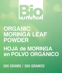 Serving size 2 g (1/3 teaspoon) of moringa powder