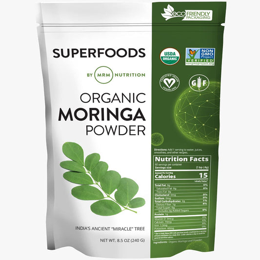 MRM Nutrition Moringa Powder tub front