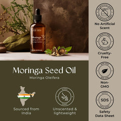 Safety tested moringa oil with COA and GC/MS