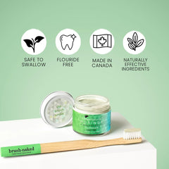 Alkalizing toothpaste formula supporting enamel mineral absorption
