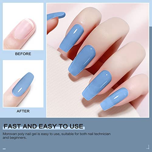 Morovan nail art designs ideas using the six colors.