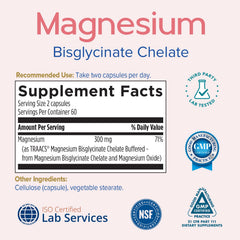 Chelated magnesium bisglycinate illustration for absorption