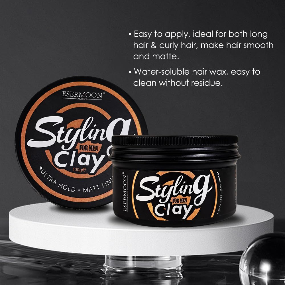 Mositear no-residue formula visible on hair for a clean finish.