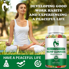 Pectin-based vegan hemp gummy texture