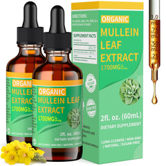 Bottle of Mosslly 1700mg Mullein Drops 2 oz