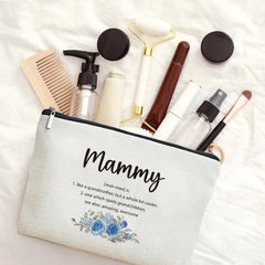 MOTERMATE Mammy Gifts makeup bag with zipper closure for quick access