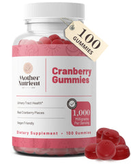 Mother Nutrient Cranberry Gummies for Women and Kids – 1000mg per serving