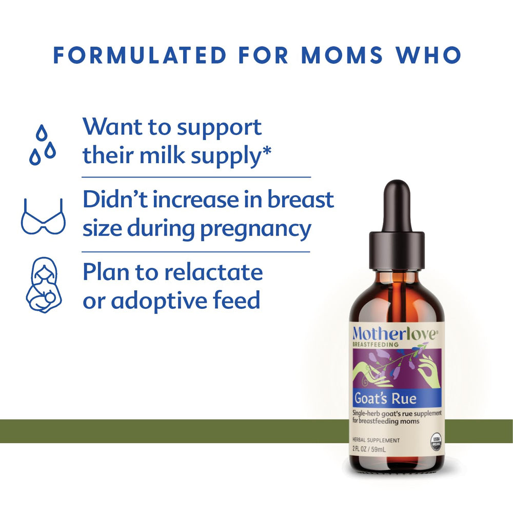 Goat’s Rue tincture label showing organic, vegan, kosher certifications