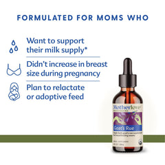 Goat’s Rue tincture label showing organic, vegan, kosher certifications