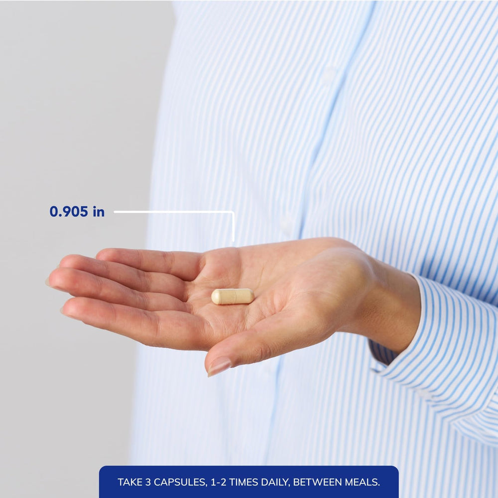 MotilPro label close-up showing allergen-free formulation for sensitive users