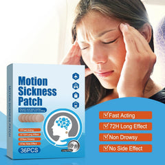 Motion Sickness Patches apply behind ear—fast-acting comfort during travel.