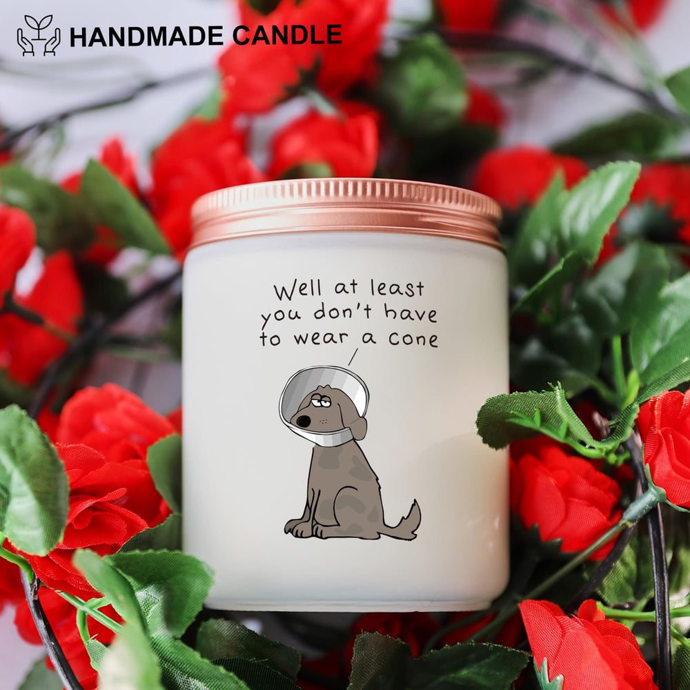 MOTVZC Lavander candle designed for dog lovers and pet parents.