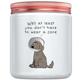 MOTVZC Lavander candle in a jar for a comforting get-well mood and scent.