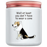 MOTVZC Get Well Soon candle dog-lover label boosts cozy, uplifting mood.