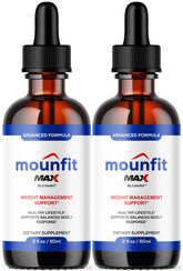 Front view of Mounfit Drops Max bottle