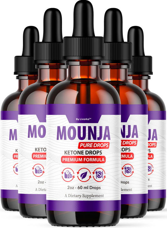 Mounja Pure Drops 5-pack packaging