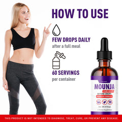 Dropper dispensing Mounja Pure Drops