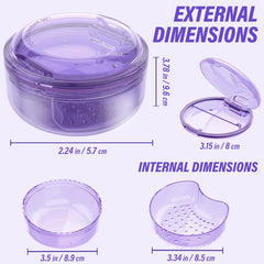Mouth guard and braces case suitable for dentures and night guards