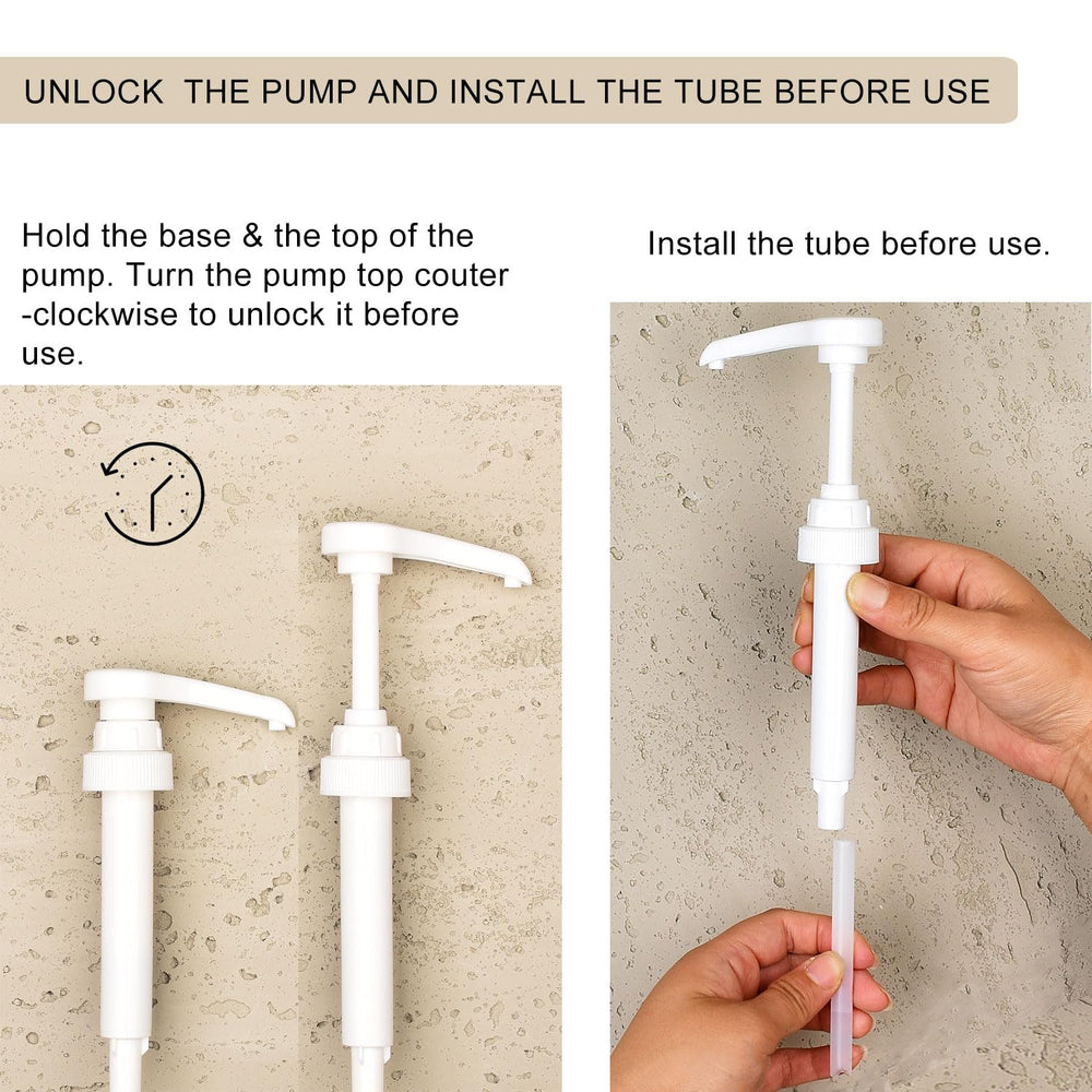 Individual pump and reusable cup holder for TheraBreath mouthwash
