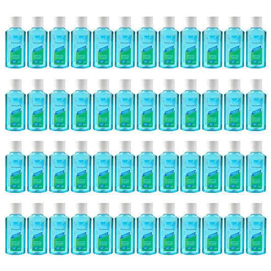 Box of travel-size Original Mint mouthwash, 48-pack, 35ml bottles