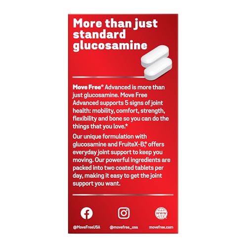 FDA disclaimer text on Move Free Advanced label
