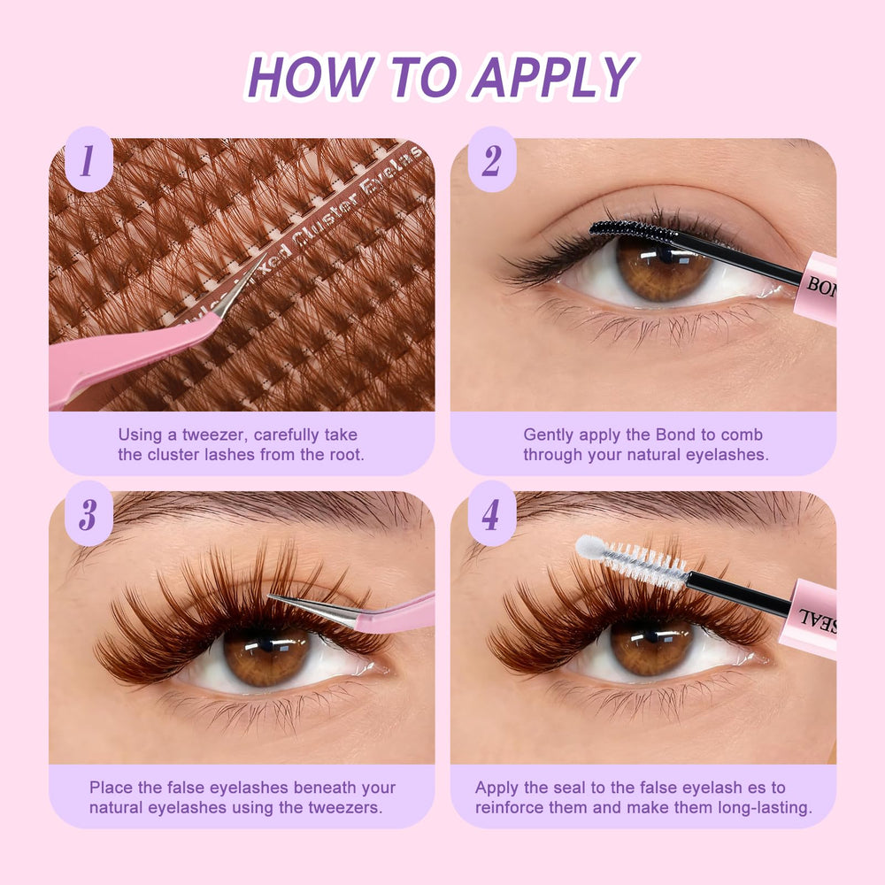 MOWOT at-home lash kit enables easy DIY glam without mess.