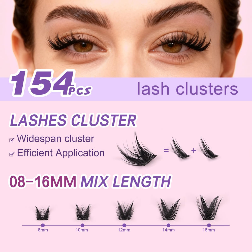 MOWOT 0.05D fibers provide a lightweight, natural look.
