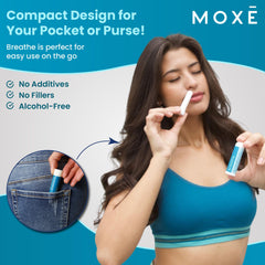 Close-up of MOXE Breathe inhaler