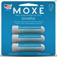 Lifestyle image showing clear breathing after using MOXE Breathe