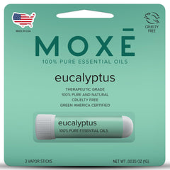 MOXĒ Eucalyptus Essential Oil Nasal Inhaler – front view