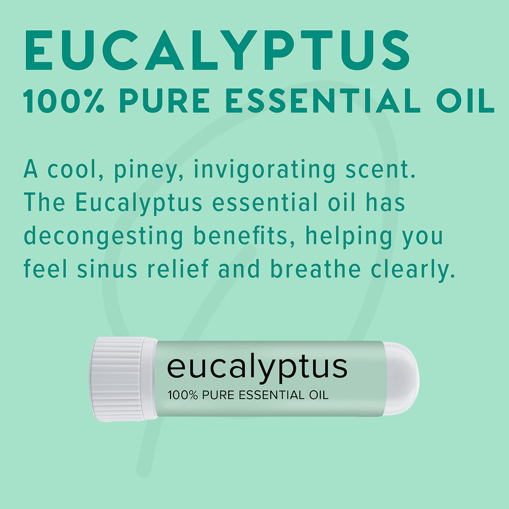 Person holding the MOXĒ eucalyptus nasal inhaler