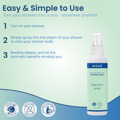 Gift-ready MOXE migraine relief aromatherapy spray