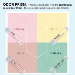 Side view of MOXĒ Smell Training Kit